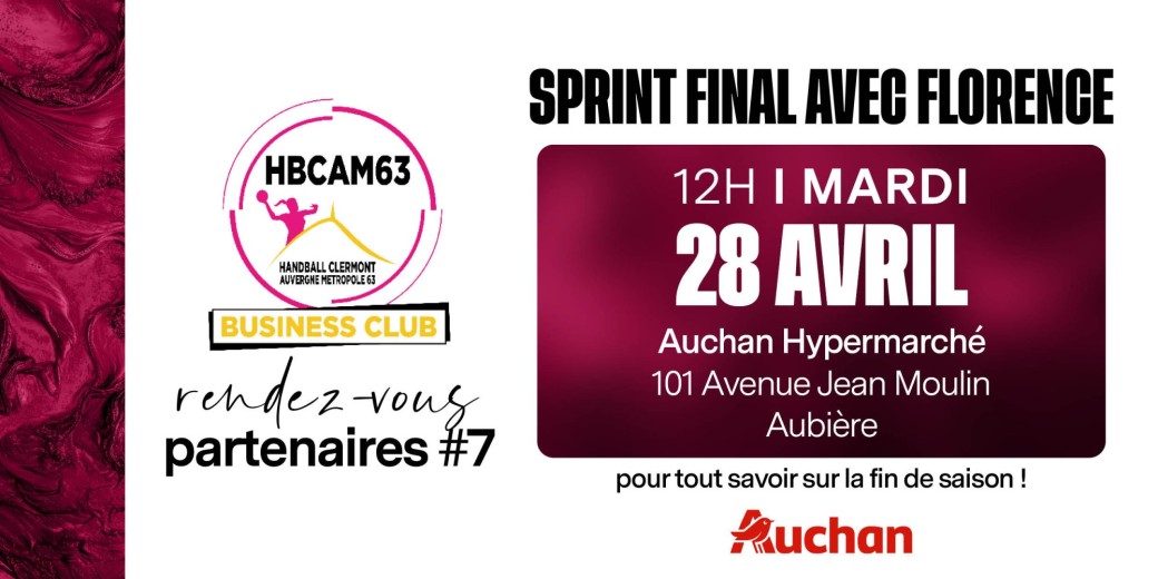 Sprint final avec Florence Sauval