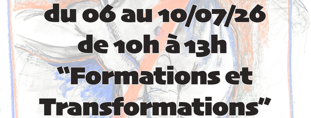 Stage 5 jours Modèle Vivant Juillet 2026