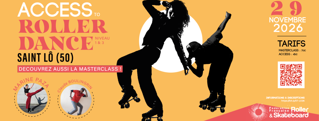 STAGE ACCES ROLLERDANCE / MASTERCLASS ROLLERDANCE - 2026 - SAINT LÔ (50)