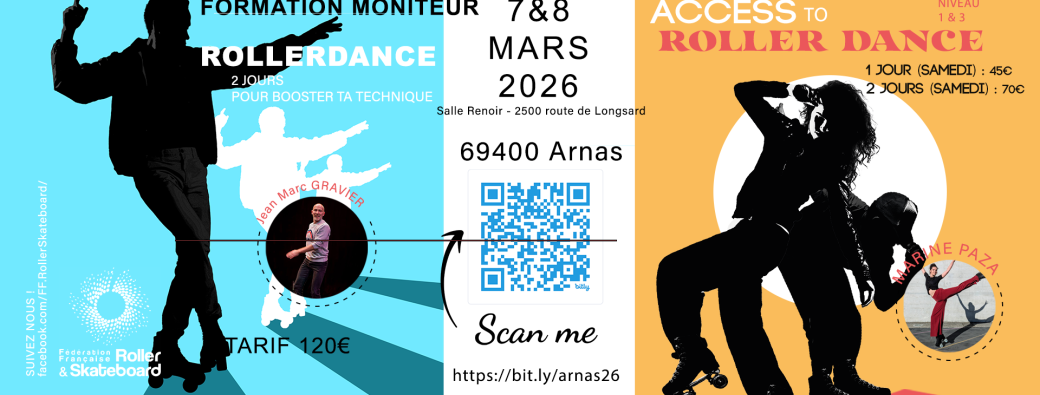 Stage ACCESS ROLLERDANCE et FORMATION ARNAS (69)