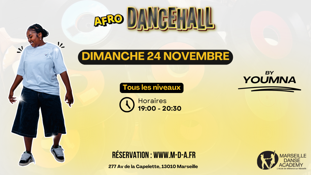 Stage : Afro dancehall avec YOUMNA