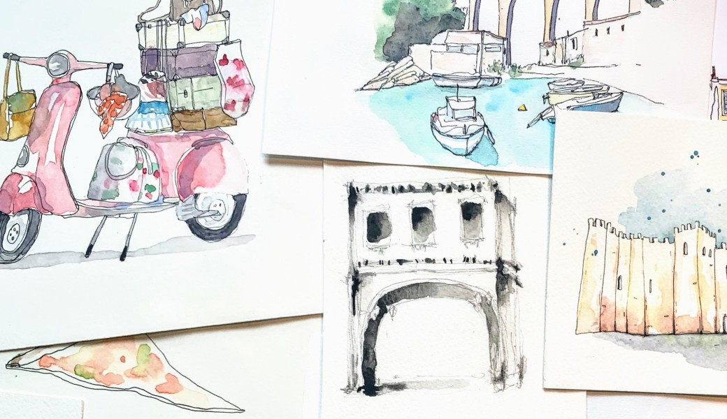 Stage aquarelle Marseille