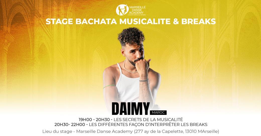 Stage : Bachata Break-Musicalité avec Daimy - 29/10/2025