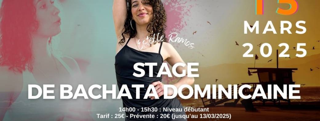 Stage Bachata Dominicaine - Sam 15 Mars 2025