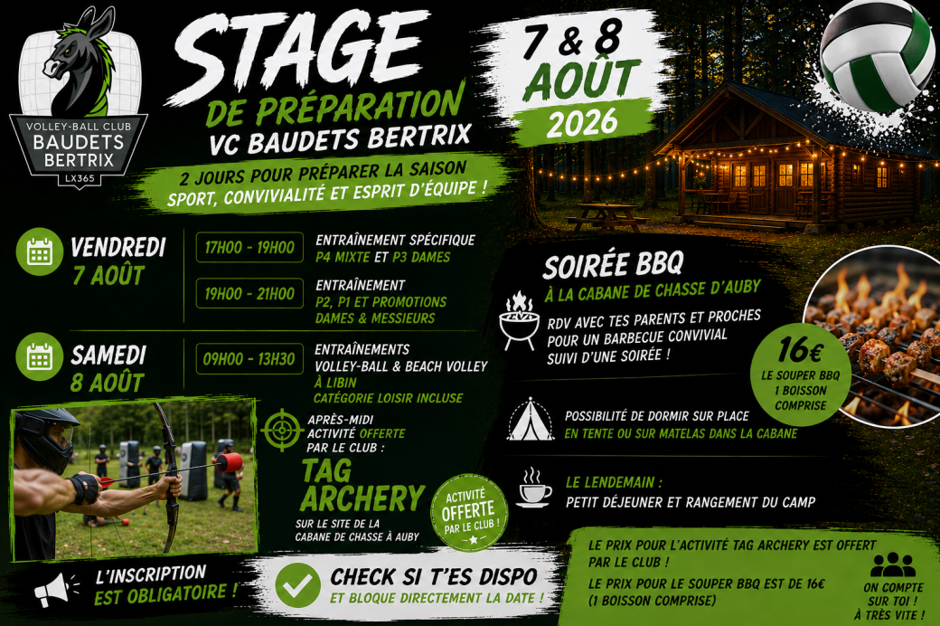 STAGE & BBQ été 2026