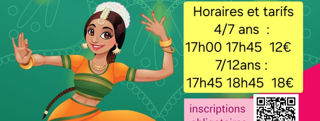 Stage Bollywood enfants 