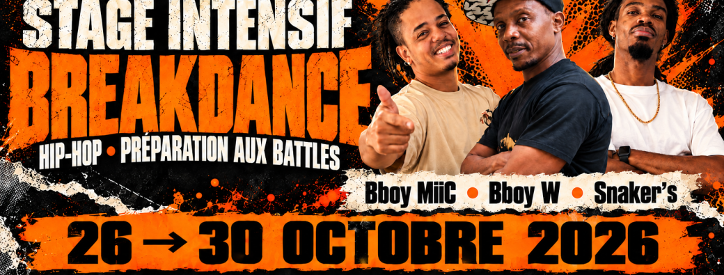 Stage Intensif Break Dance Toussaint 2026