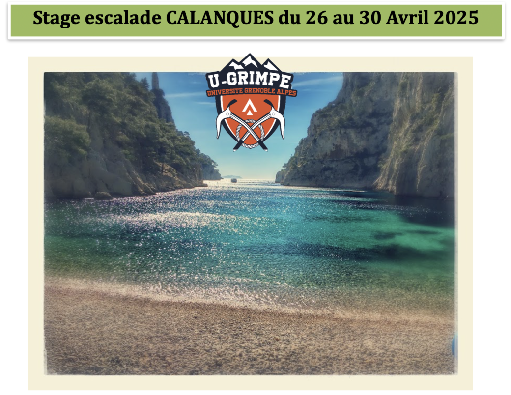 Stage Calanques 2025
