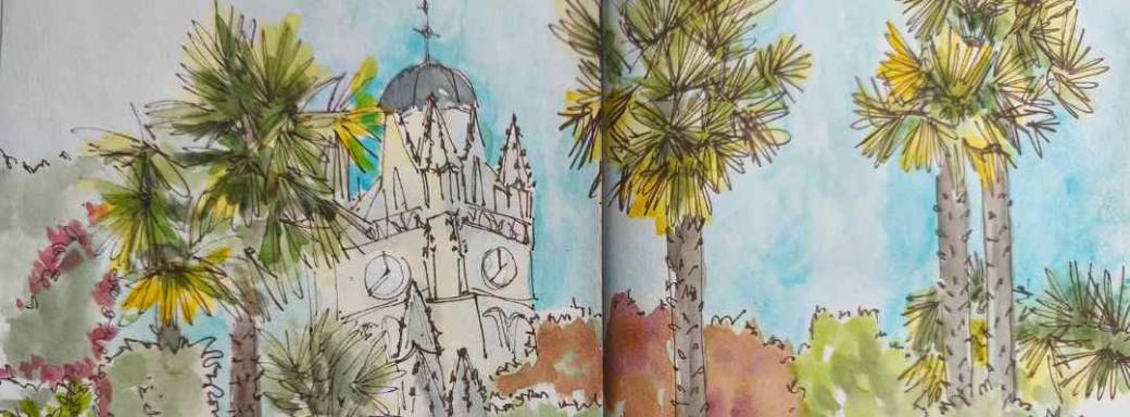 Stage Carnet de Voyage Découvrir Saintes un carnet à la main - 3 journées