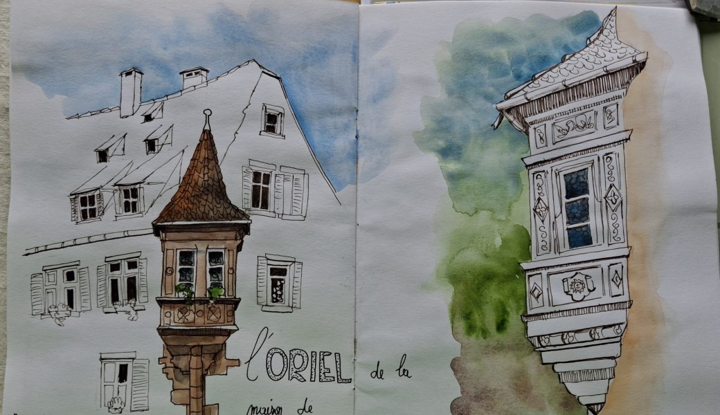 stage carnet de voyage Wissembourg