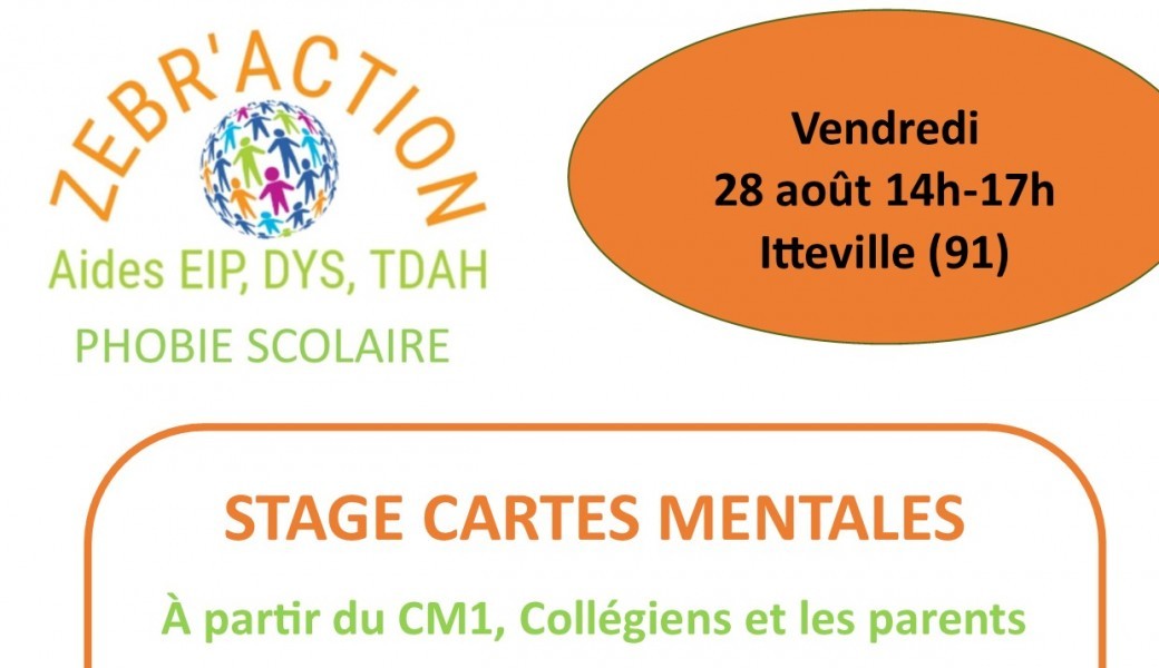 STAGE CARTES MENTALES  CM1/CM2, collégiens et leur parent