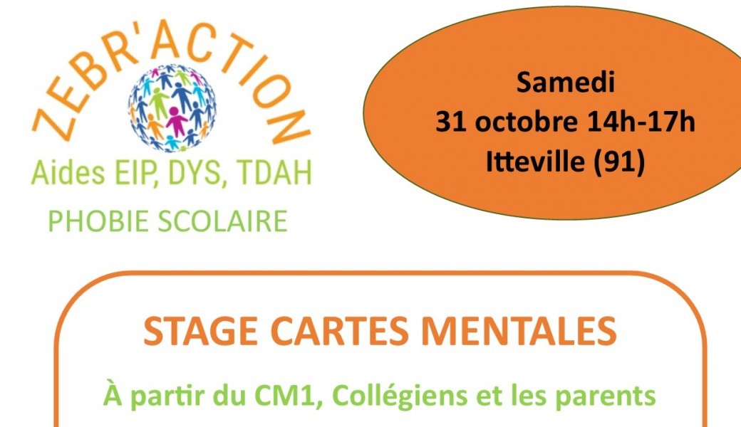 STAGE CARTES MENTALES  CM1/CM2, collégiens et leur parent