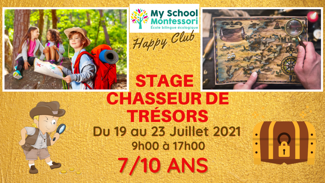 Stage Chasseur de Trésors 7/10 ans