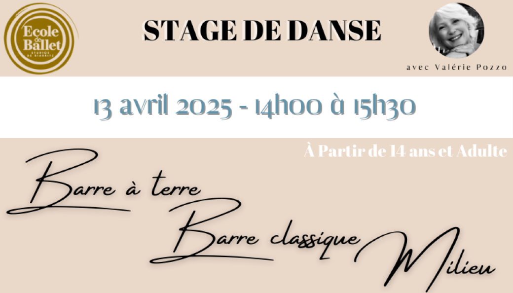 STAGE CLASSIQUE par Valérie Pozzo