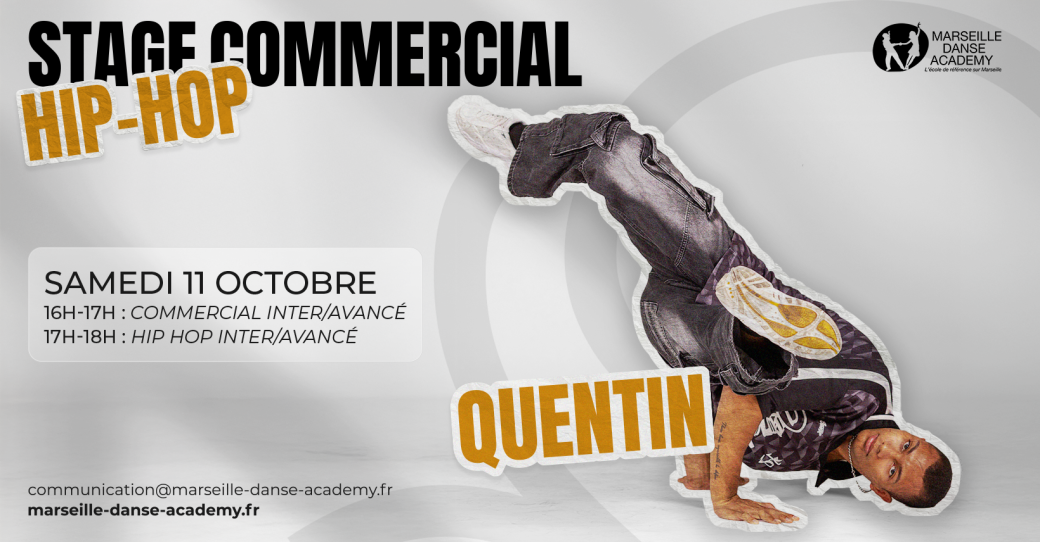 Stage : Commercial & Hip Hop avec Quentin - 11/10/2025