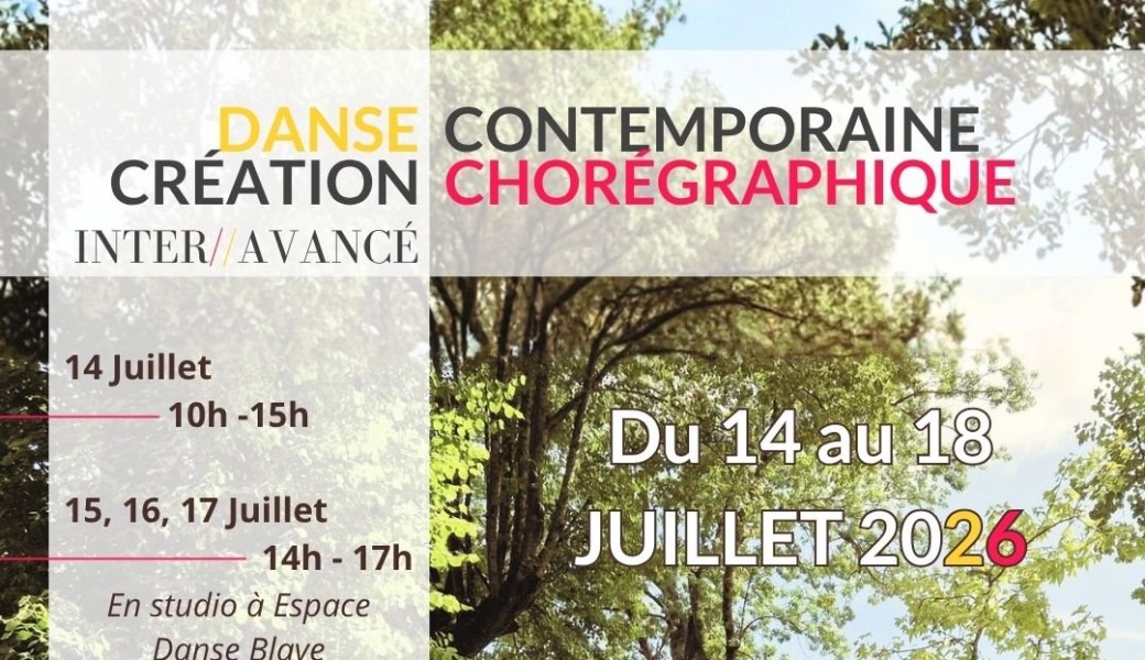 Stage Création Danse contemporaine