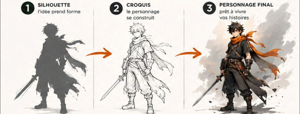 Stage Création de personnage — Donner vie à ses idées
