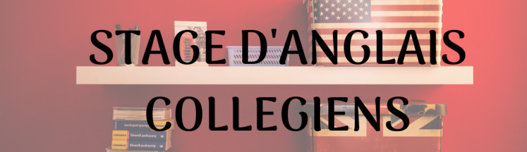 STAGE D'ANGLAIS - juillet 2020