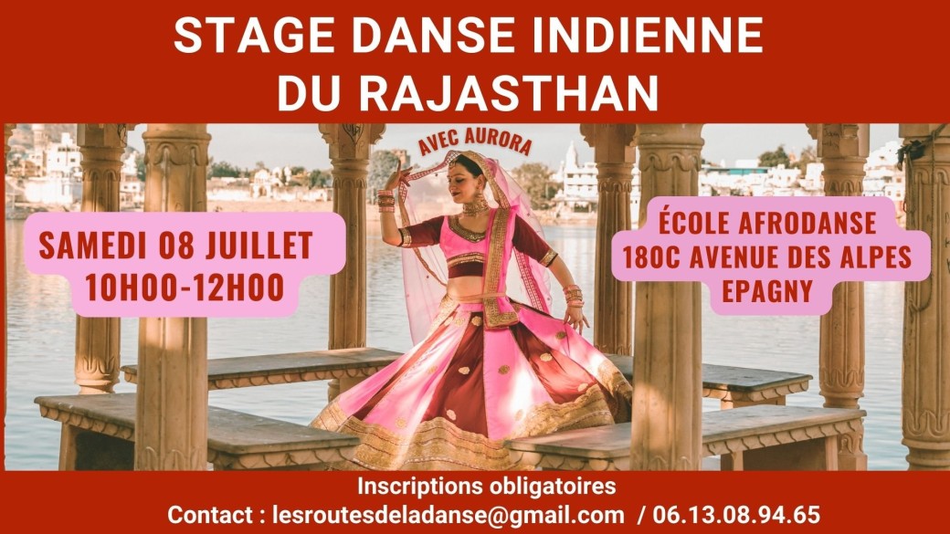 STAGE DANSE INDIENNE DU RAJASTHAN 