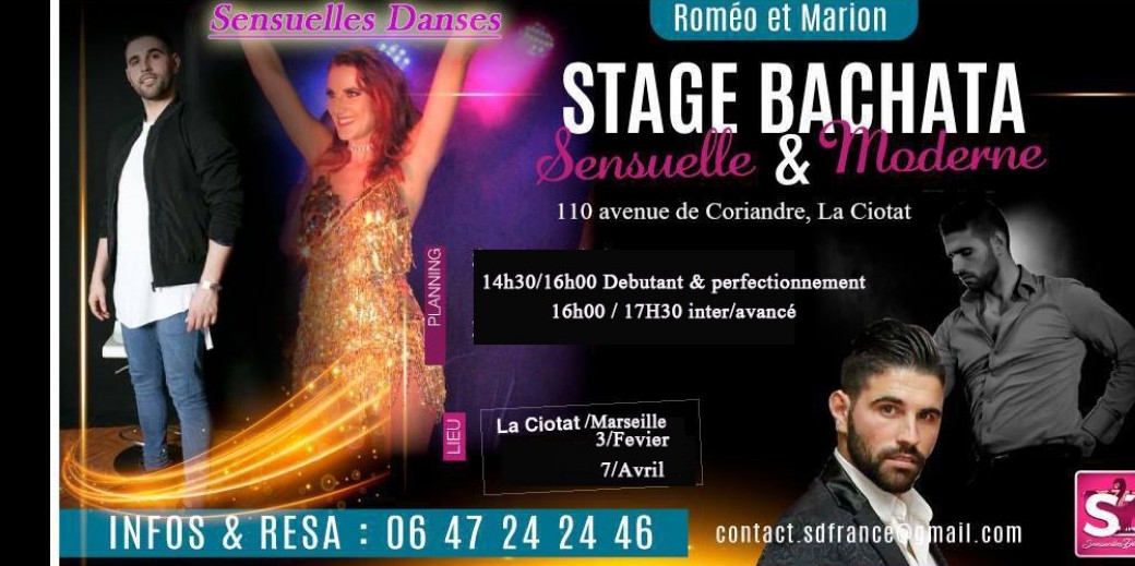 Stage de Bachata avec Roméo & Marion