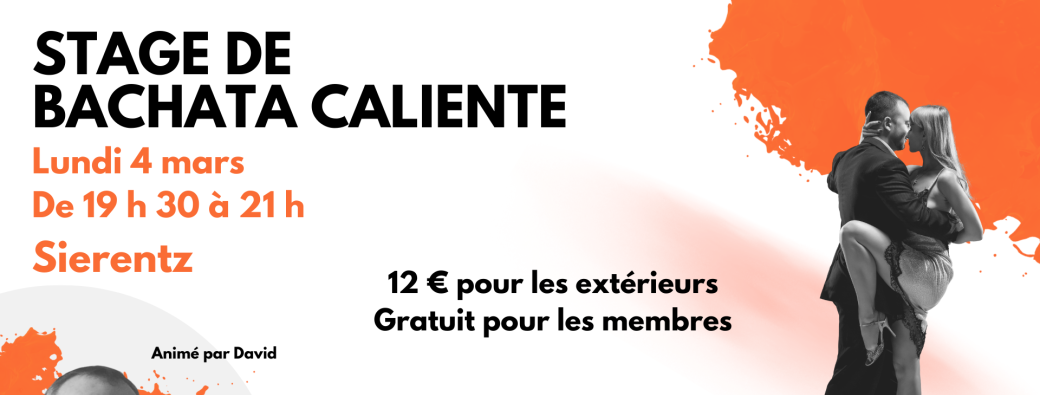 Stage de Bachata Caliente Sierentz 