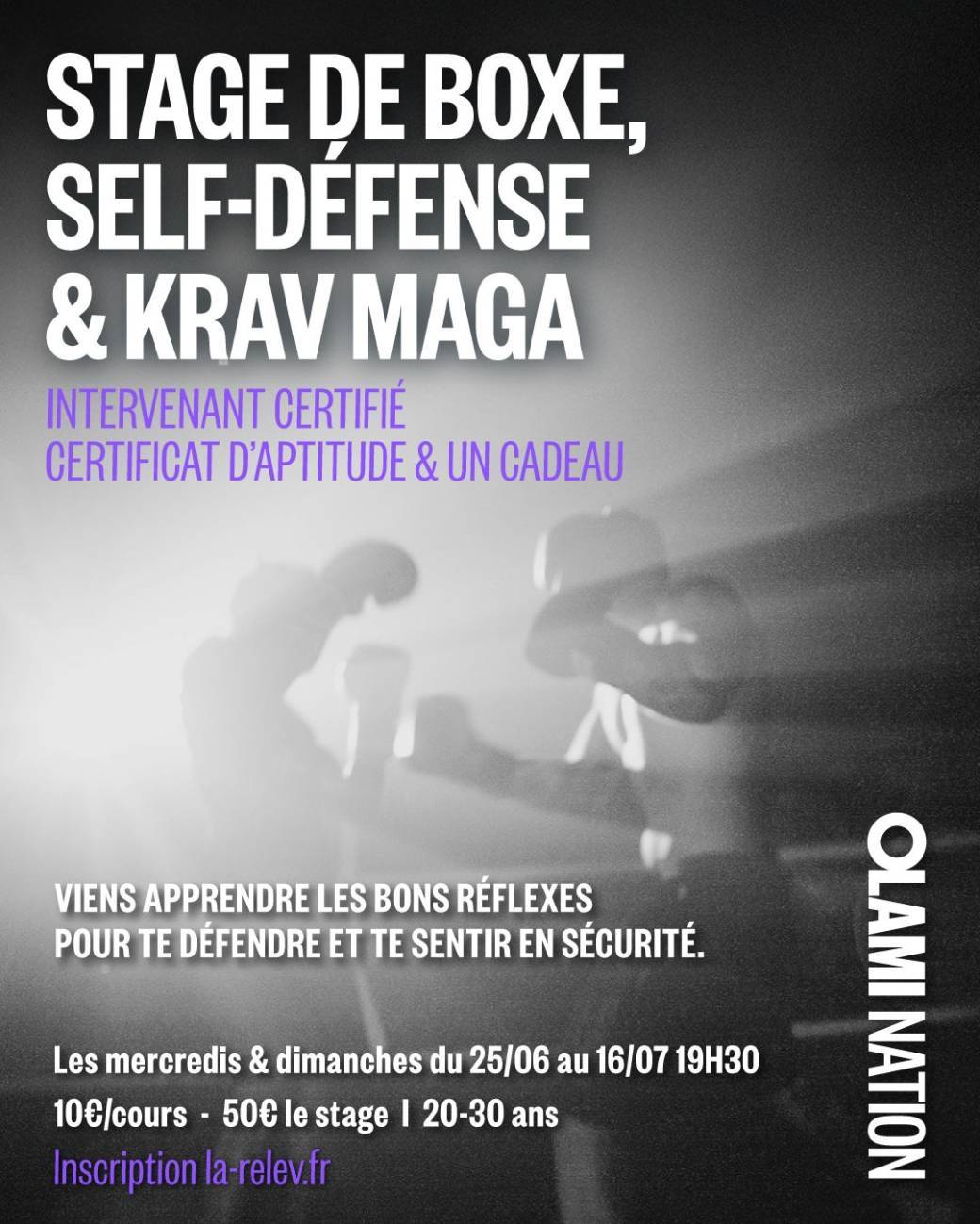 Stage de boxe, self-défense & krav maga 