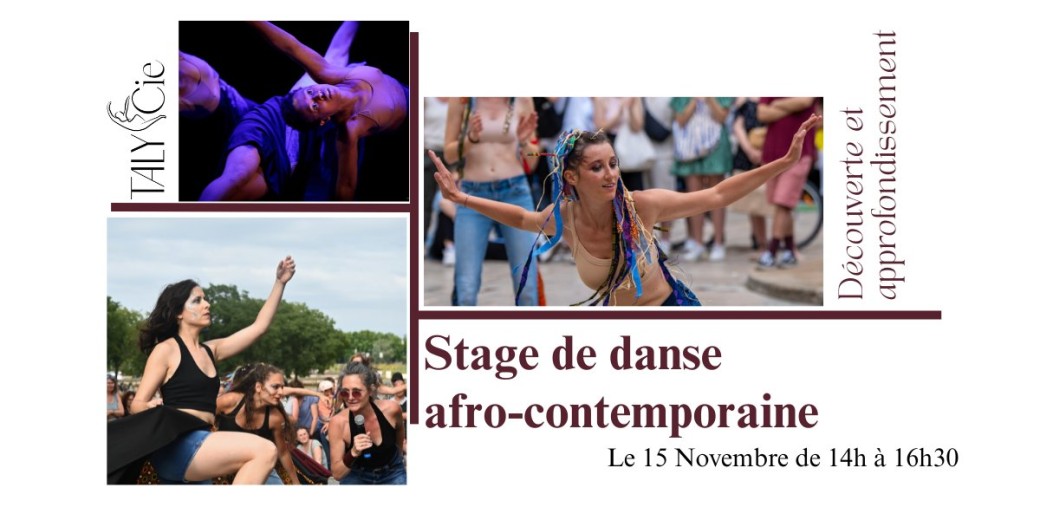 Stage de danse afro-contemporaine du 15 Novembre 2025 