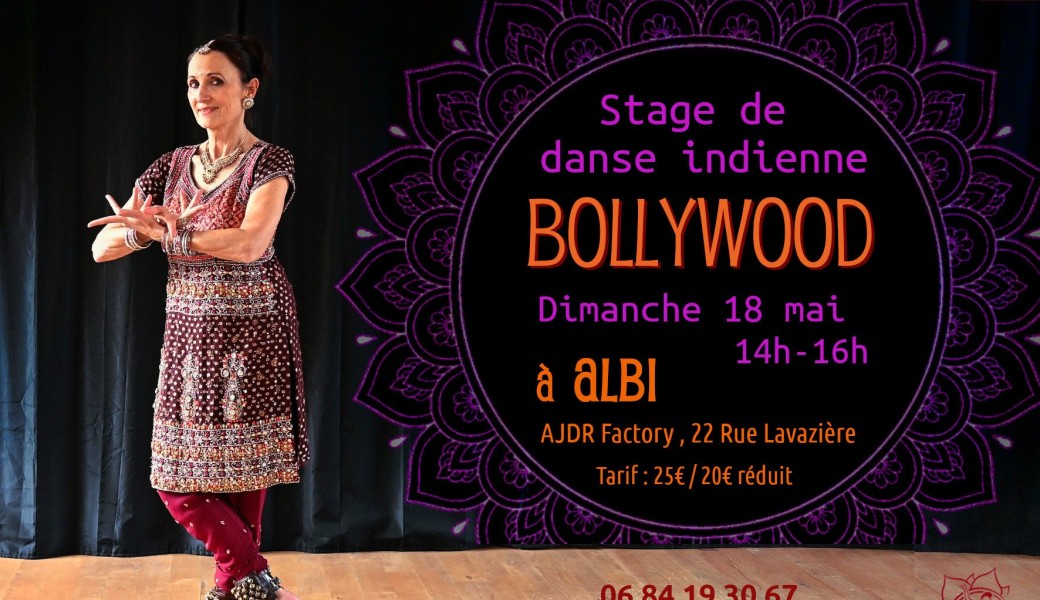 Stage de danse bollywood à Albi