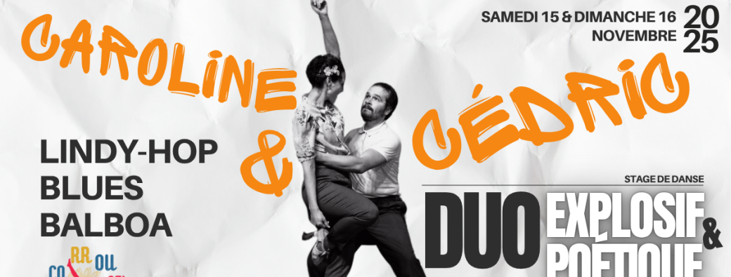 STAGE DE DANSE - Lindy Hop, Blues, Balboa avec Caroline & Cédric - Le Carrousel des Arts