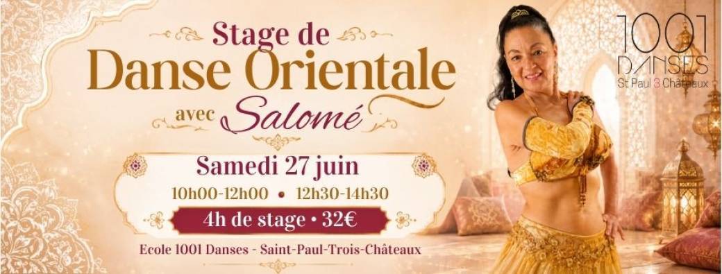 Stage de perfectionnement Danse Orientale avec Salomé 