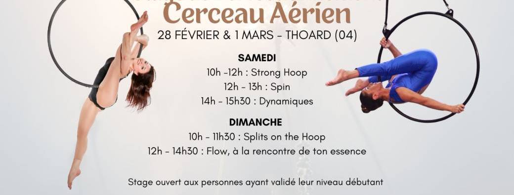 STAGE DE PERFECTIONNEMENT EN CERCEAU AÉRIEN