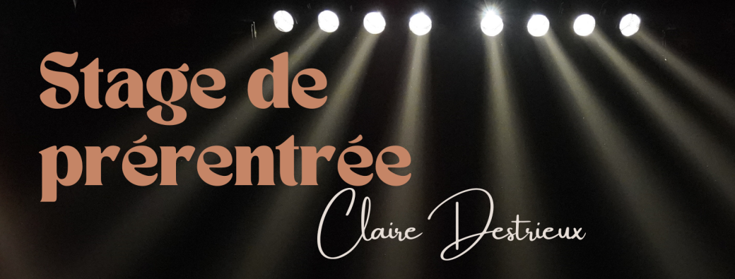 Stage De Prérentrée 2024