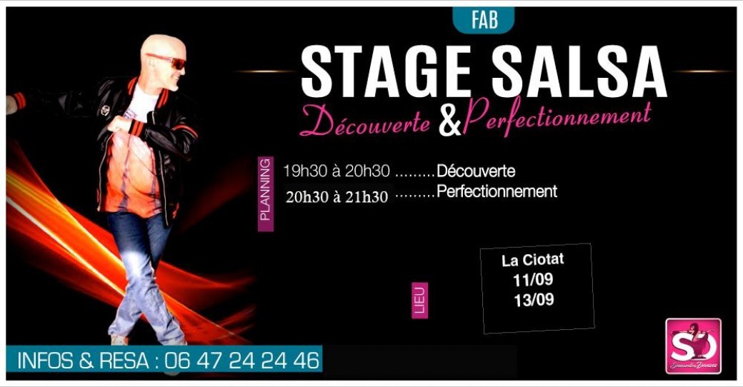 Stage de Salsa avec Fab a La Ciotat