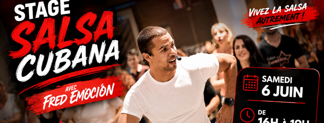 Stage de Salsa Cubana a Dijon avec Fred Emocion