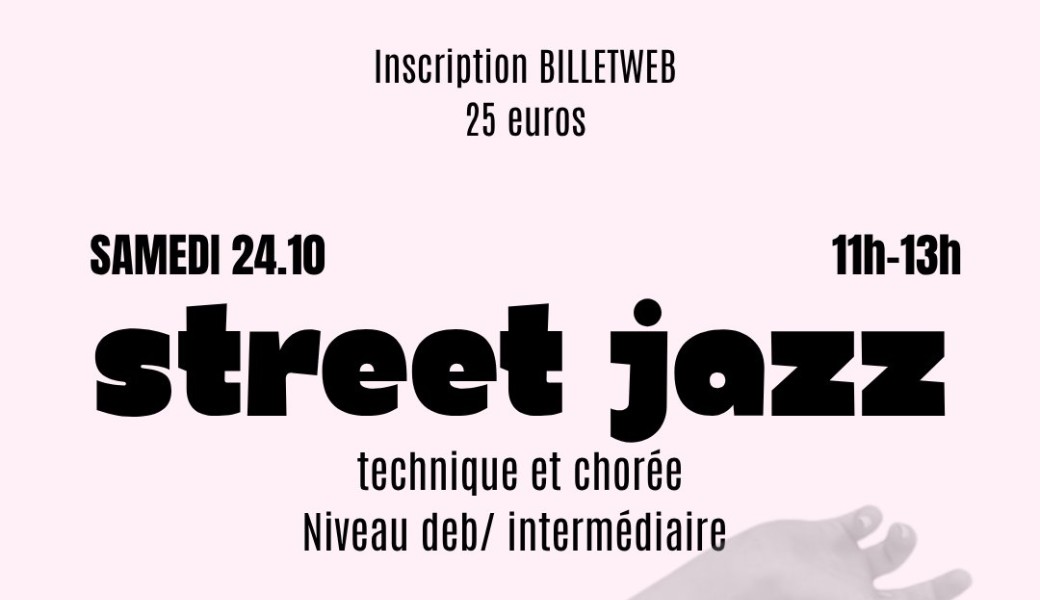Stage de street jazz 
