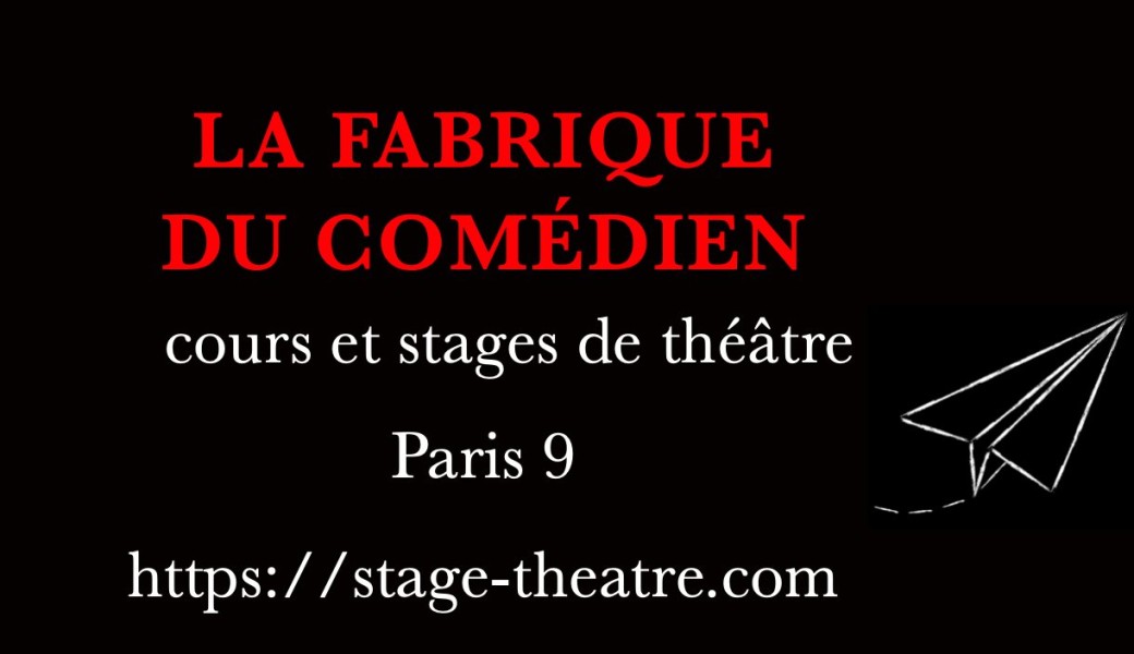 Stage de théâtre Drôme 1er au 5 juillet