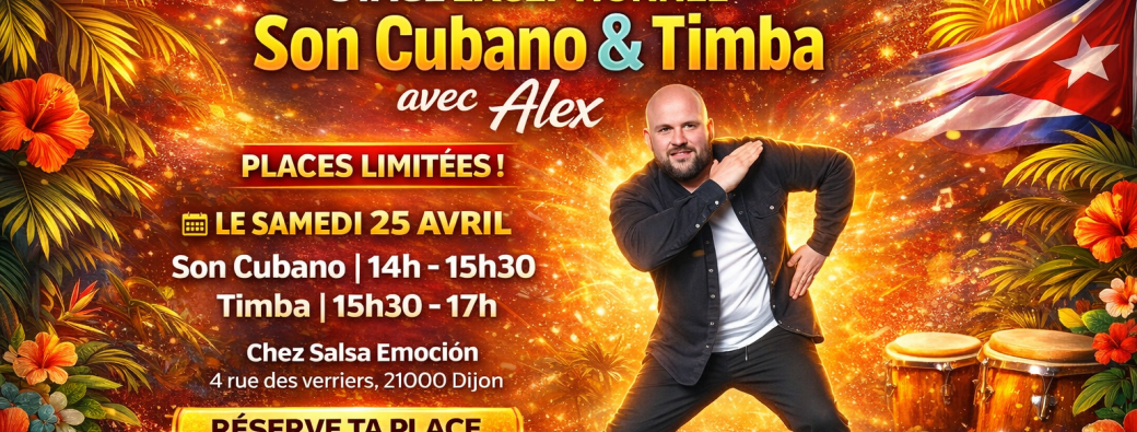 Stage de Timba y Son Cubano avec Alex!