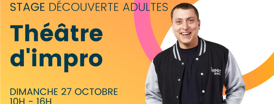 Stage découverte théâtre d'impro Adultes