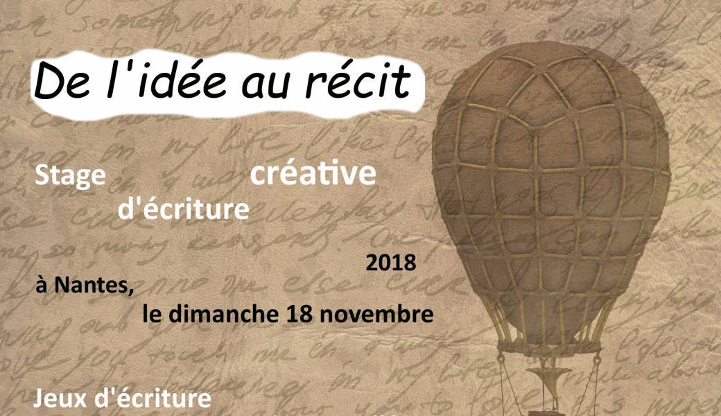 Stage d'écriture créative