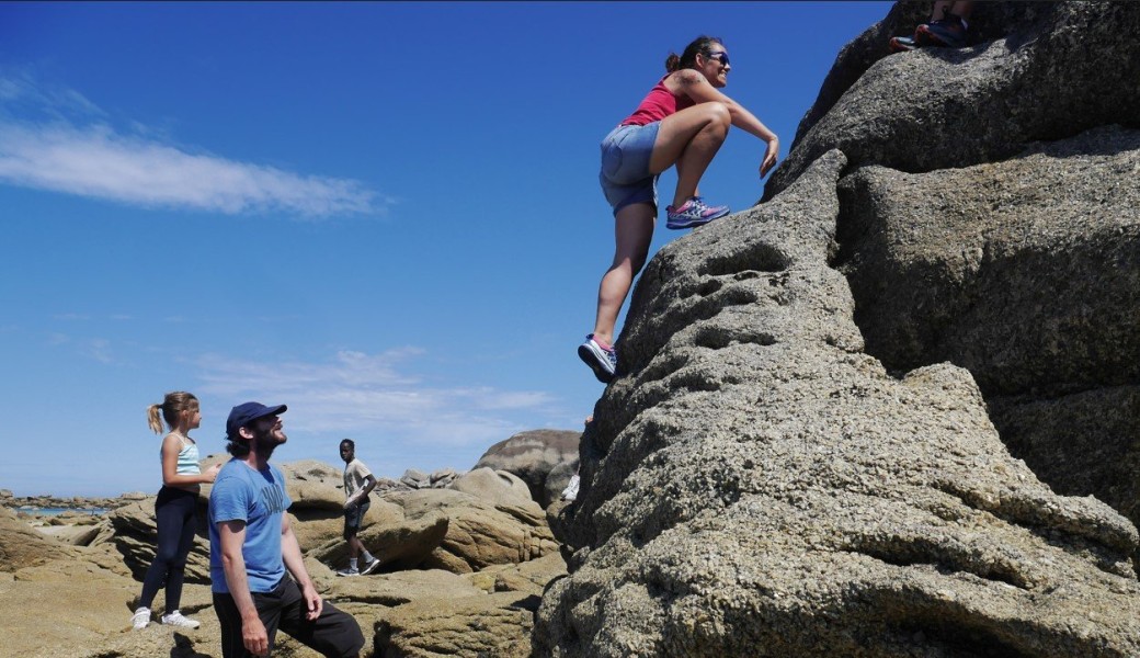 Stage d'escalade sur blocs