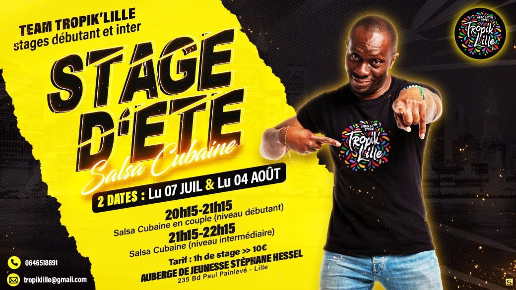 Stage d'été TROPIK'LILLE 2025