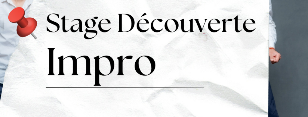 Stage d'impro - Découverte -  26 Avril 2026 par Max Ferrand