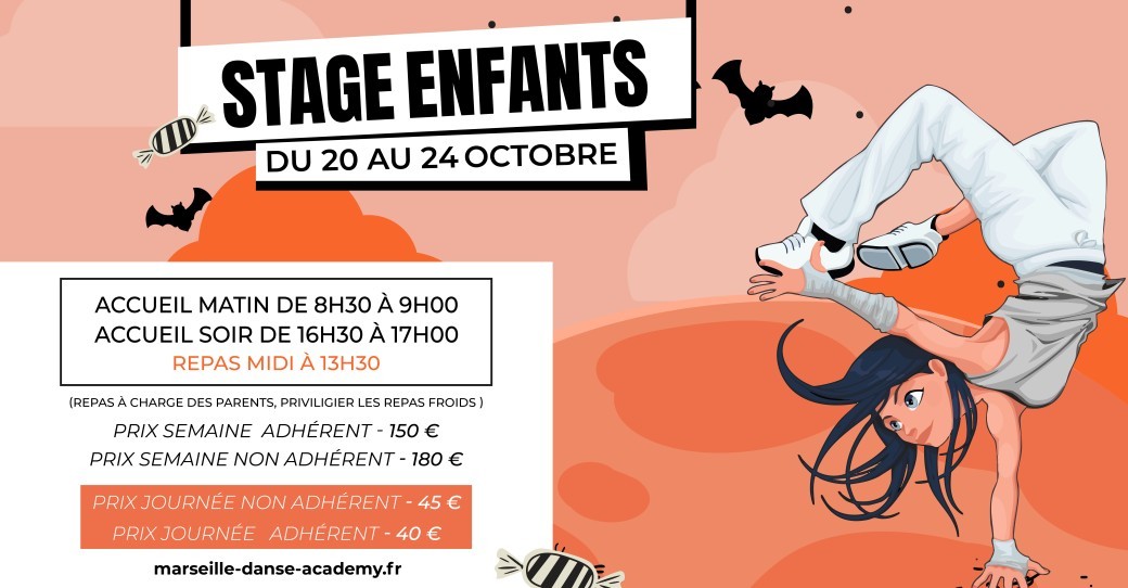 Stage enfants - Du 20 au 24 Octobre 2025