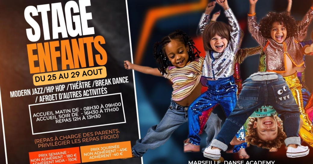 Stage enfants - Du 07 au 11 Juillet 2025