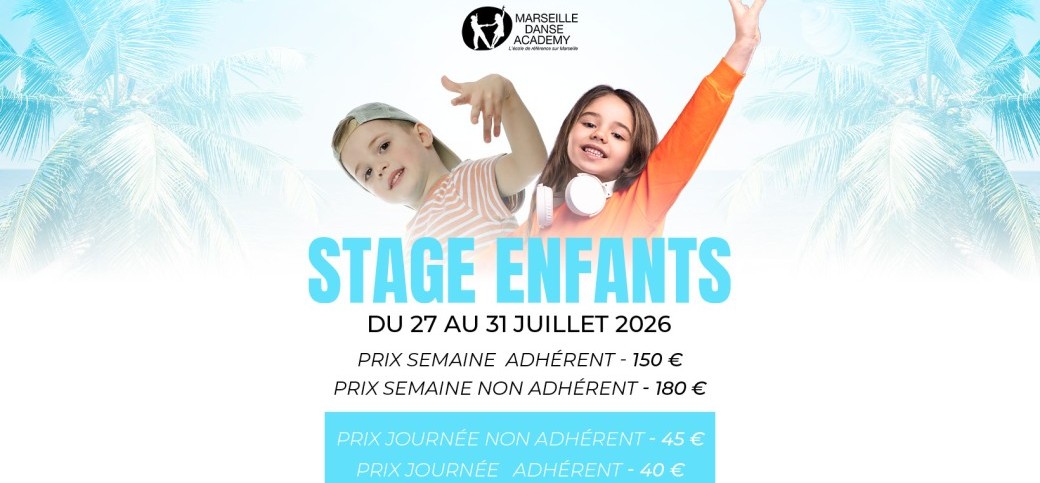 Stage enfants - Du 27 au 31 Juillet 2026