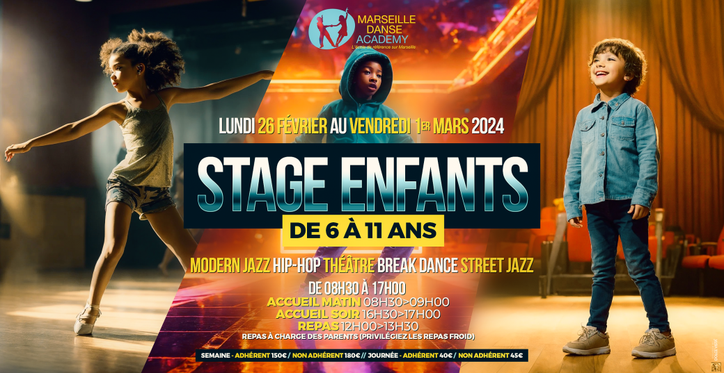 Stage enfants : vacances d'hiver 