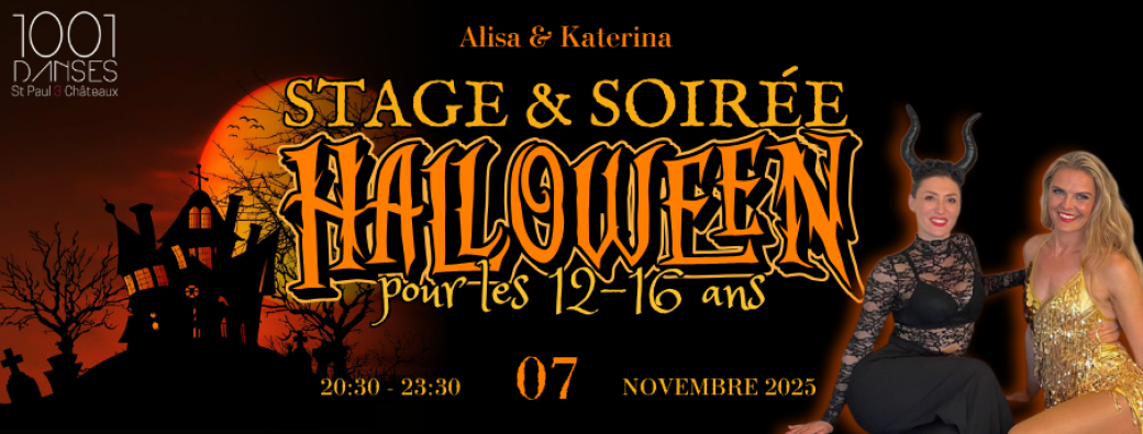 Stage et soirée thème Halloween