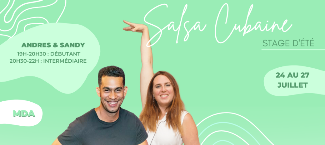 Stage été : Salsa Cubaine avec Andres et Sandy