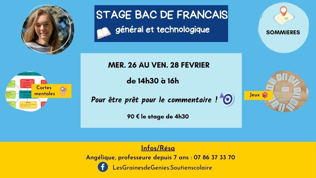 Stage français préparation bac