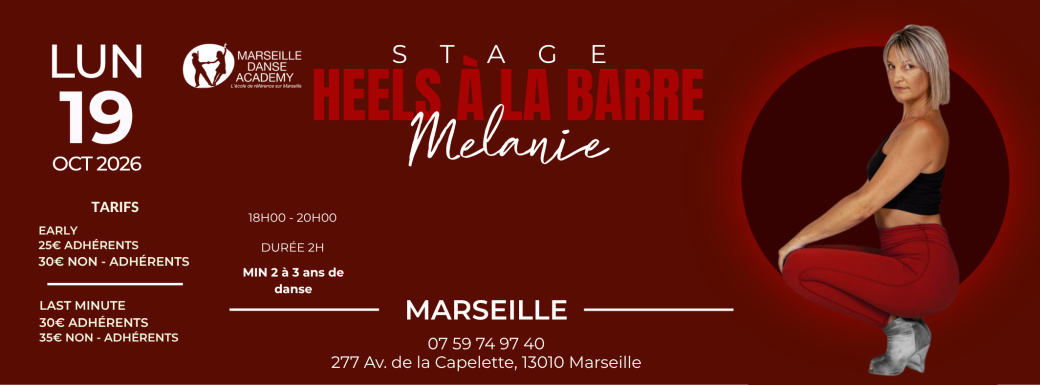 Stage : Heels à la barre  avec Melanie